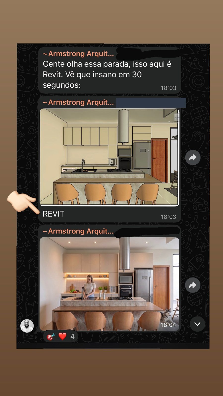 Armstrong Arquitetura: Vê que insano em 30 segundos. Cozinha em Revit.