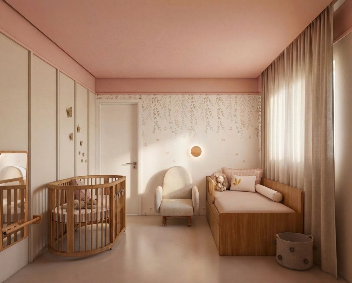 Render de quarto infantil feito pelo Diego Silva em menos de 10 minutos