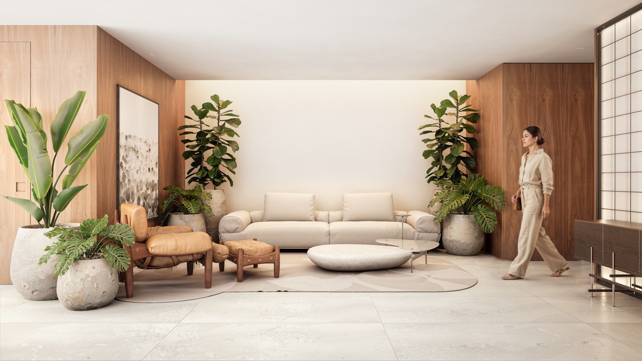 Render hall de entrada